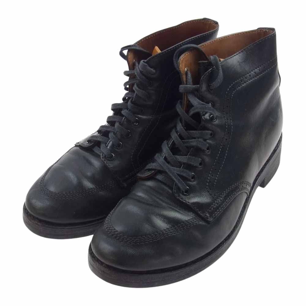VISVIM ビズビム ブーツ BRIGADIER BOOTS LEATHER ブリガディア レザー ブーツ ブラック系【中古】