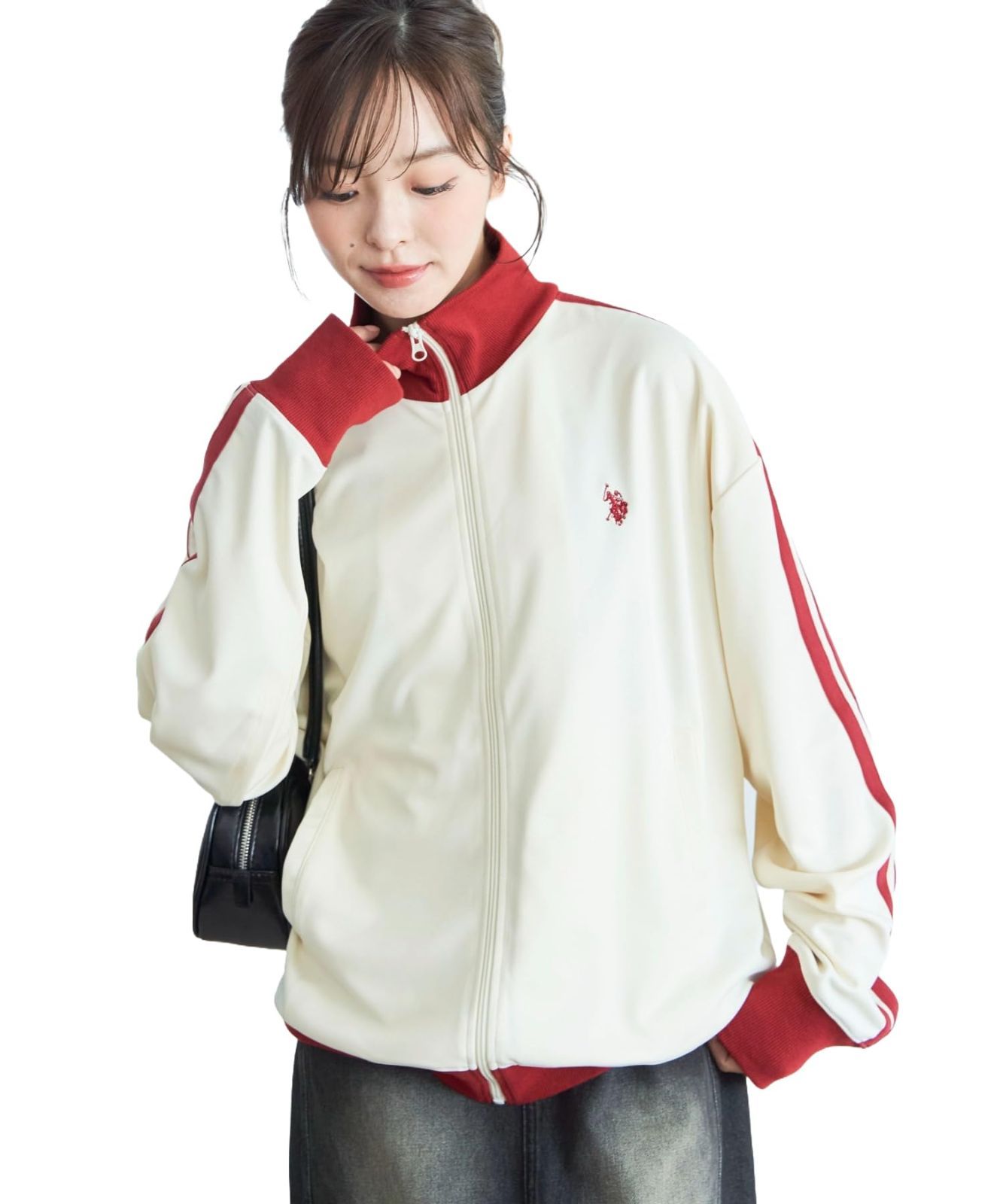 服 トップス ストリート トップス スポーツ ギフト ジャケット プレゼント アウター 春服 トラックジャケット ダンス ライン 春 ASSN. 夏 POLO 秋 U.S. 冬 ウィゴー メンズ