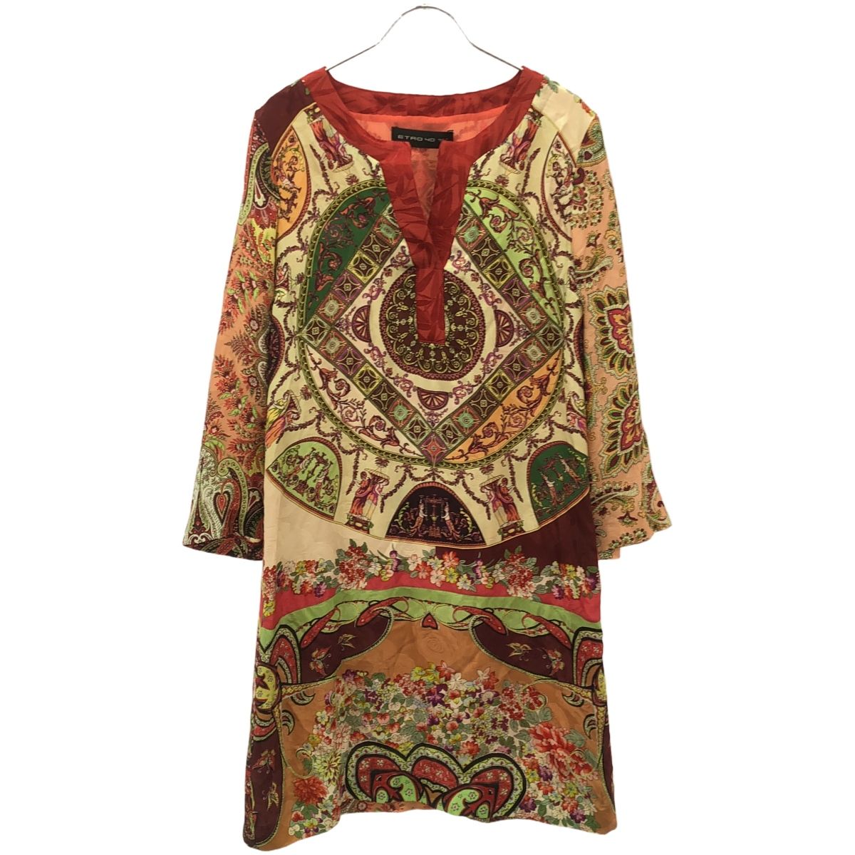 ETRO チュニック ETRO エトロ 19SS レーヨンシルク ペイズリーチュニックトップス