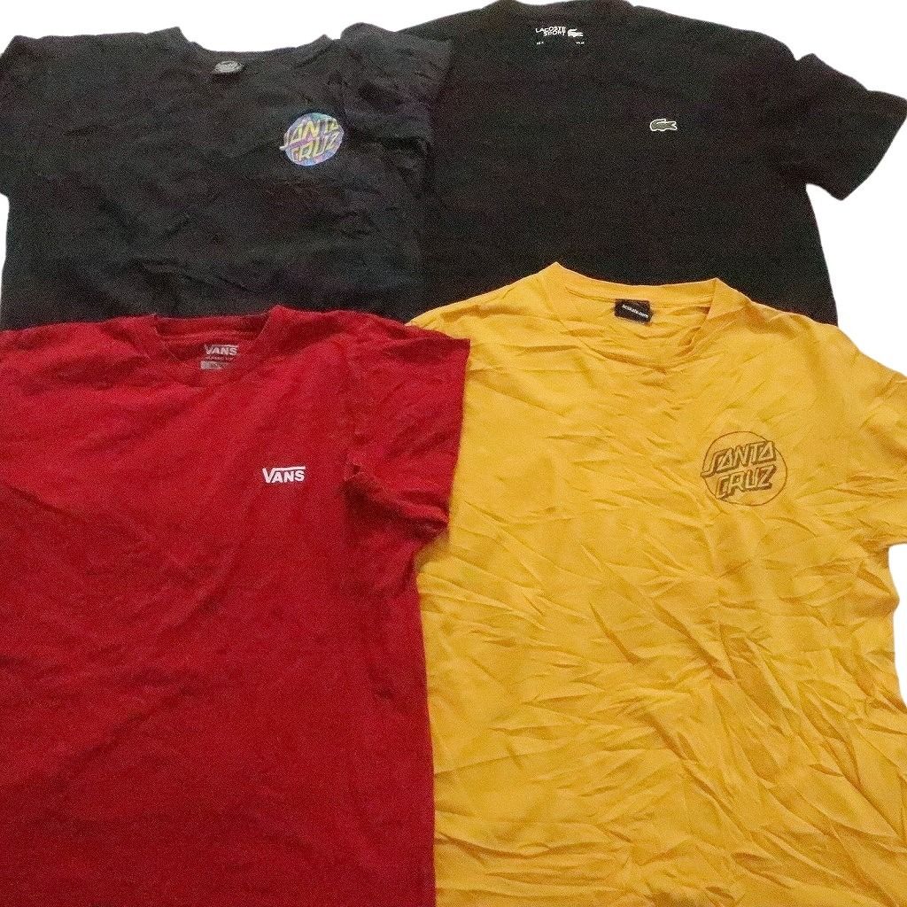 最安値に挑戦！ 古着卸 まとめ売り ブランドMIX 半袖Tシャツ 15枚セット メンズ XS |S |M ラコステ トミーヒルフィガー ディーゼル 古着 NC3890 中古品