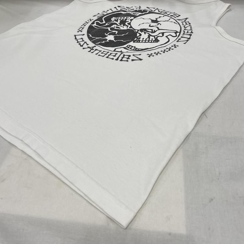 入手困難 USA製 old stussy タンクトップ デカロゴ 刺繍 入手困難 USA製 old stussy タンクトップ デカロゴ 刺繍 入手