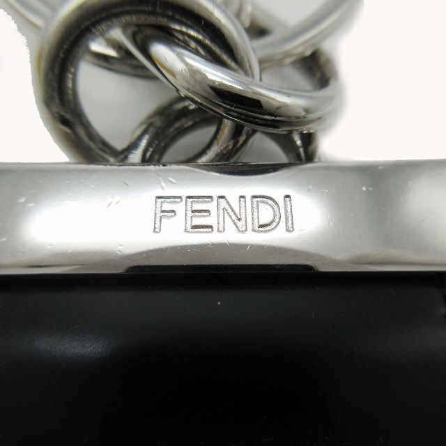 フェンディ FENDI ズッカ柄 キーホルダー キーリング バッグチャーム