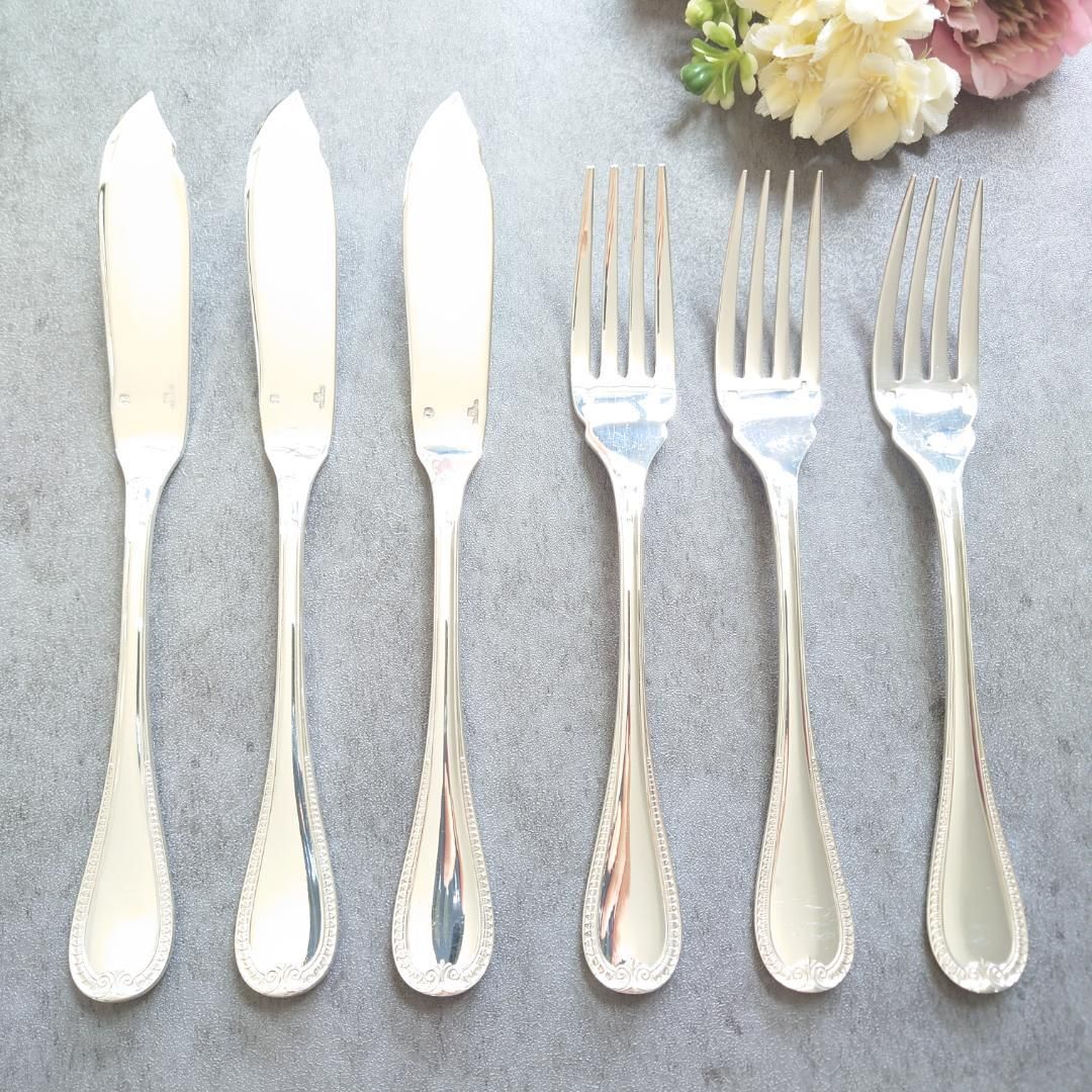 クリストフル マルメゾン フィッシュ ナイフ フォーク 6点