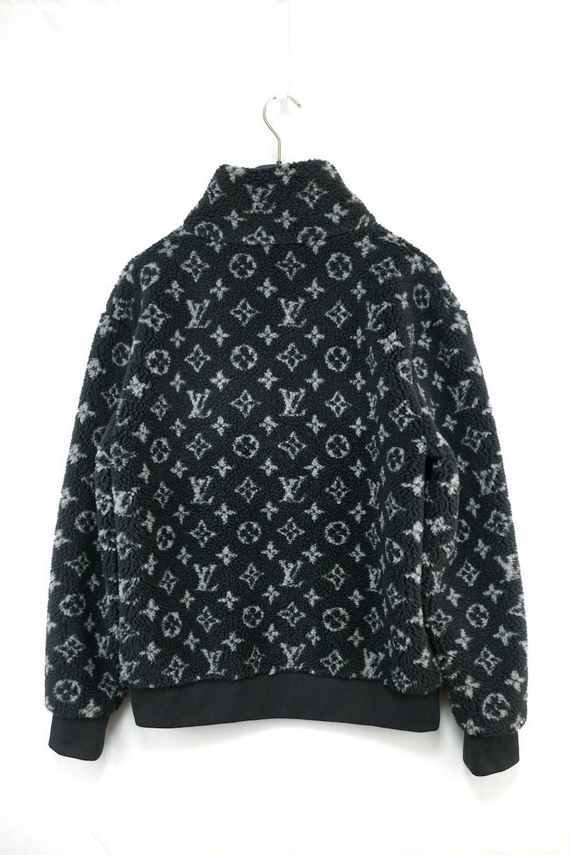 LOUIS VUITTON ルイヴィトン モノグラム ボア フリース ジップアップ