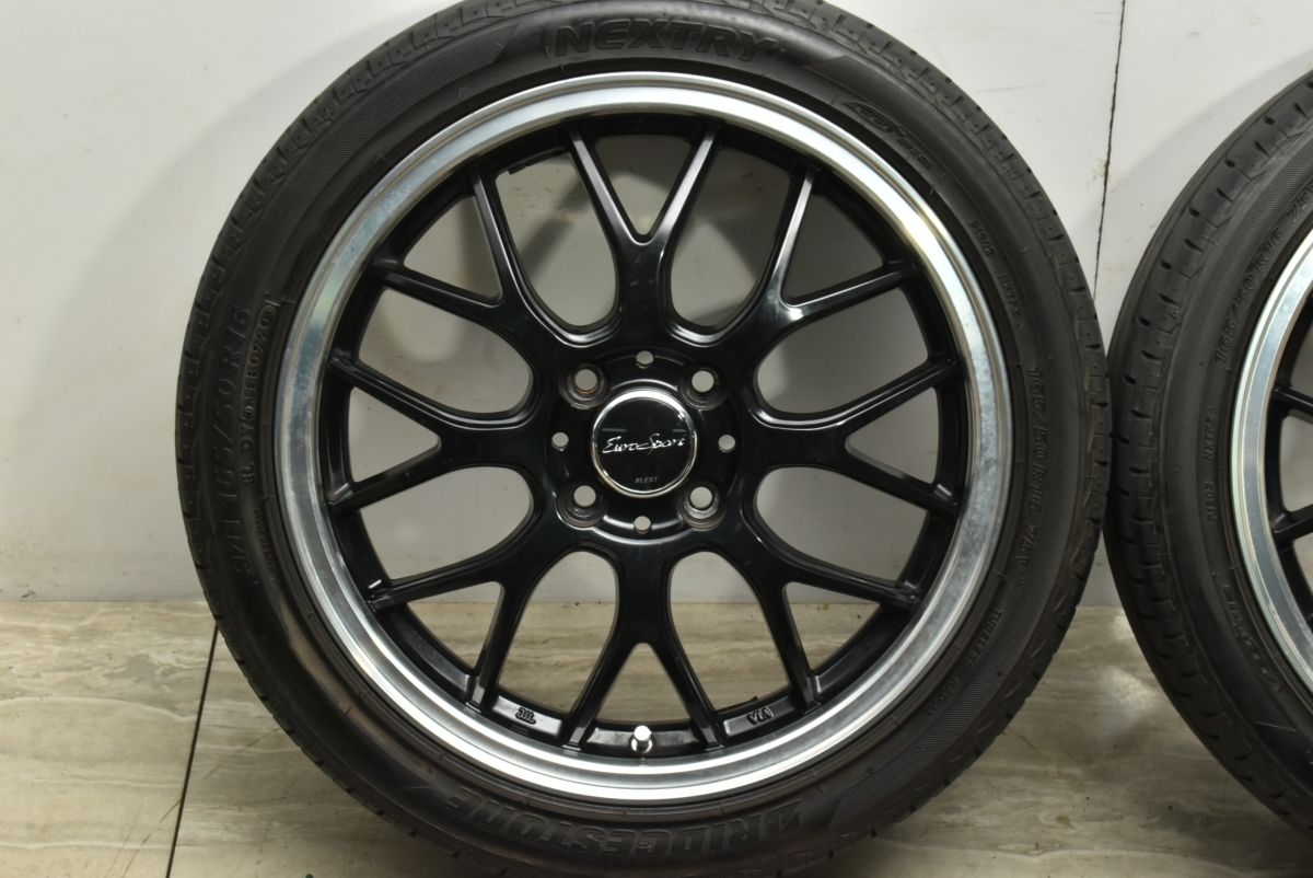 ユーロスポーツ 16in5J+45PCD100ブリヂストン　165/50R16 インチアップに】ユーロスポーツ16in5J+45PCD100ブリヂストンネクスト