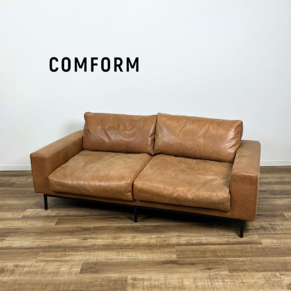 関家具 CRASH GATE COMFORM PLUTO 2.5人掛け ソファ スーパーレザー