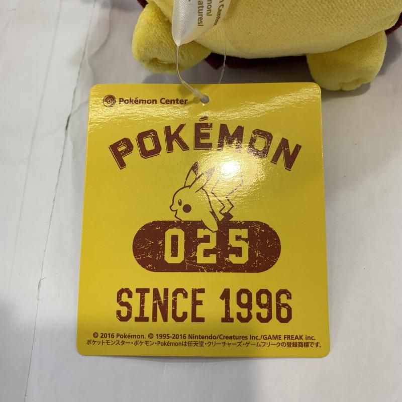 中古】タグ付) スタジャンピカチュウ RED カレッジロゴ