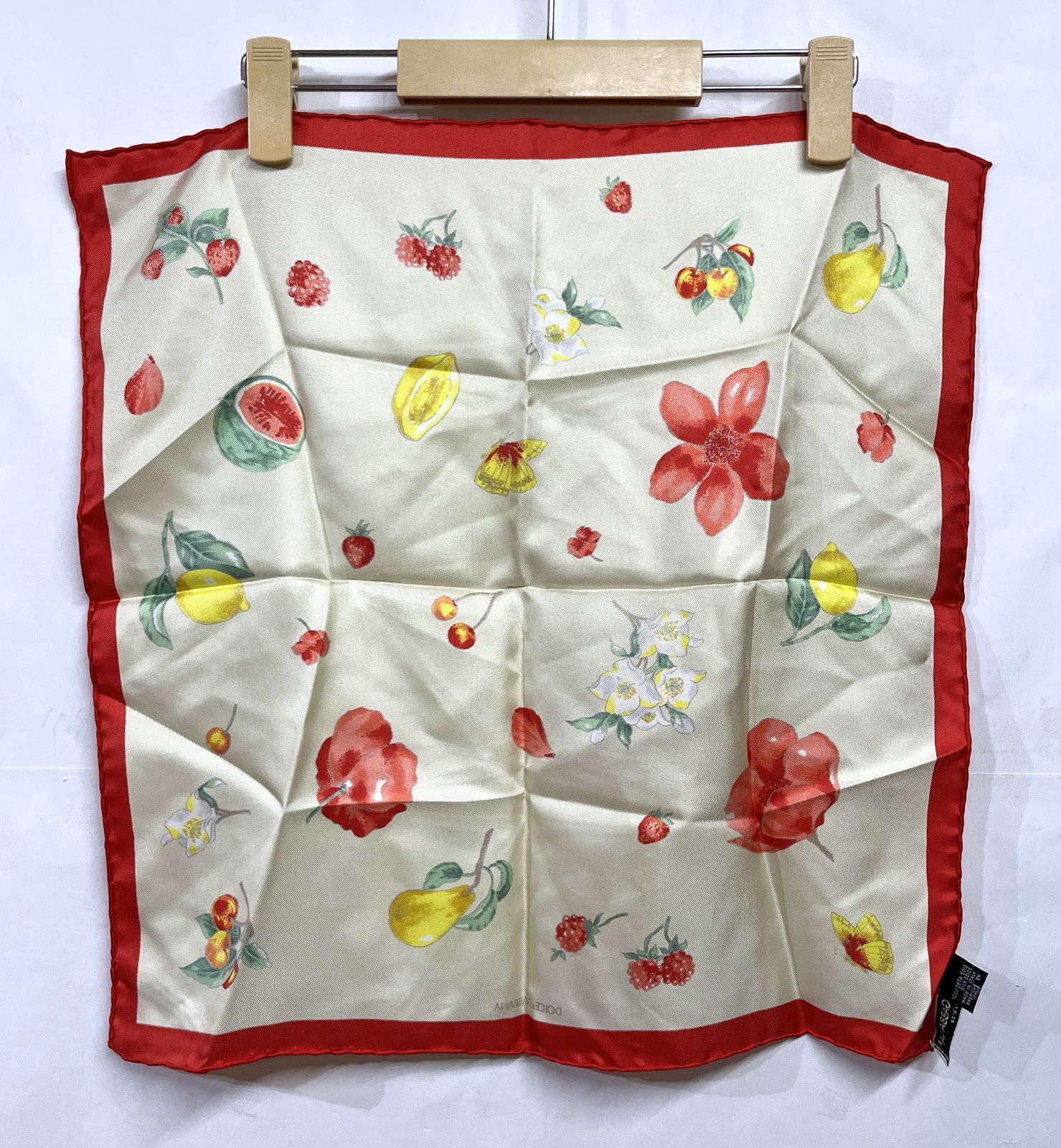 イタリア製 DOLCE&GABBANA｜ドルチェ&ガッバーナ シルクスカーフ