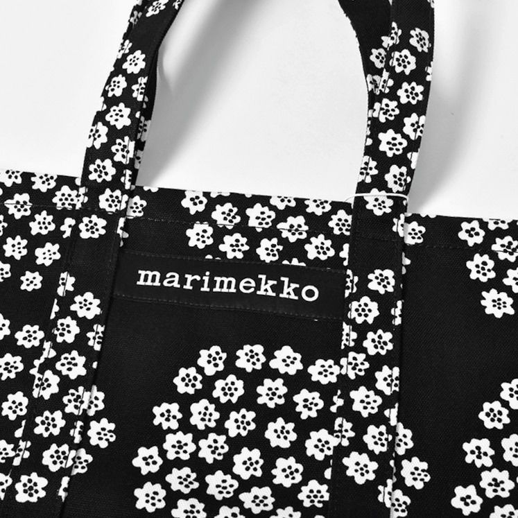 MARIMEKKO】 マリメッコ プケッティトートバッグ ブラック