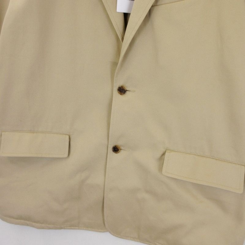 未使用 Graphpaper グラフペーパー Westpoint Chino Oversized Jacket GM241-20068B ウエストポイント ベージュ 2 タグ付き 20018698