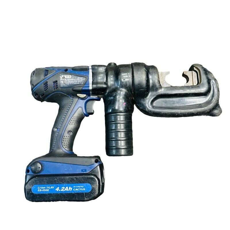 CACTUS - カクタス クリンプボーイ EW8L 充電式 電動 油圧式 圧縮工具 CACTUS カクタス クリンプボーイ EW-8L 電動油圧式圧着工具
