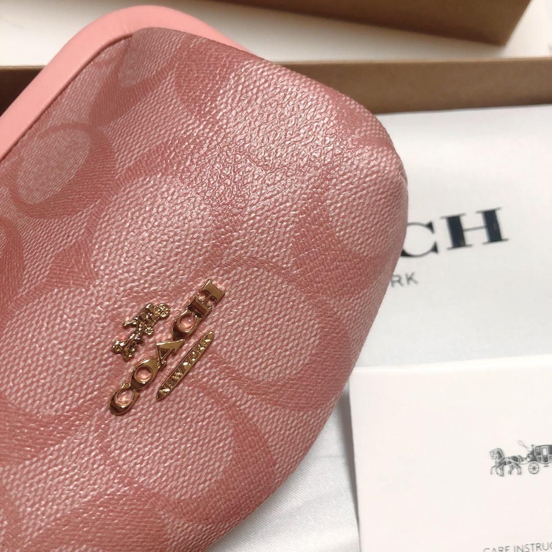 COACH コーチ 財布 ノラキスロック コインケース ピンク 新品 - コイン