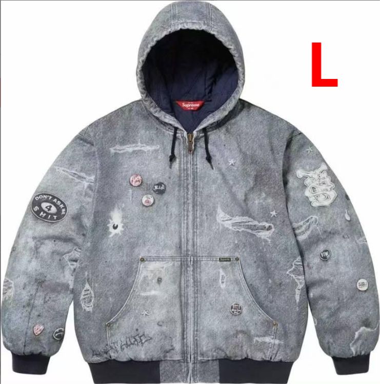 Supreme x HJR コラボ フード付きジャケット ブルー