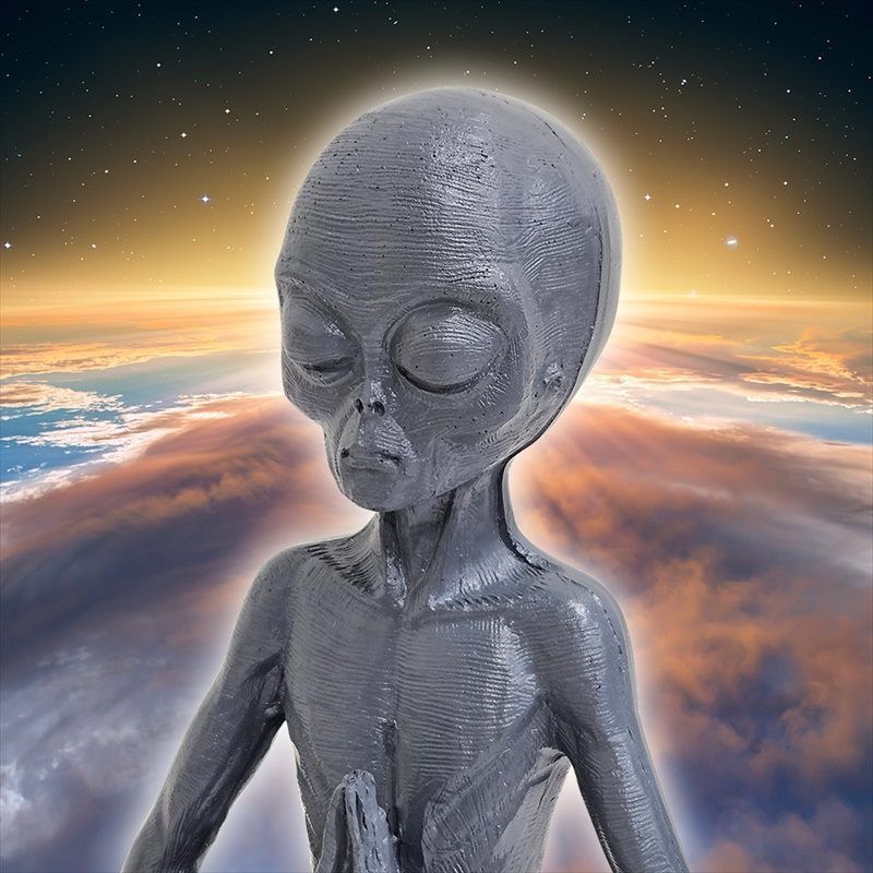 宇宙人オブジェ エイリアン 置物 インテリア置物 オブジェ