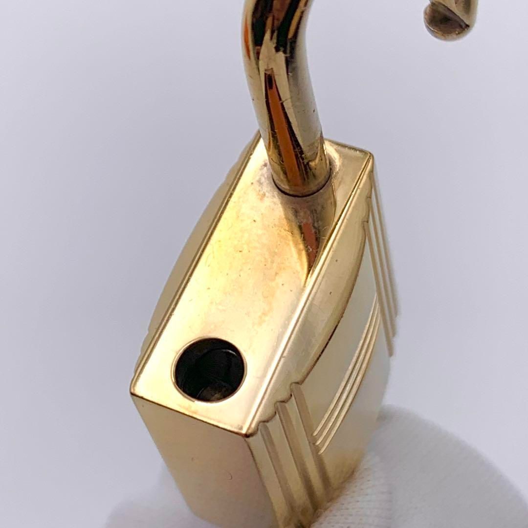 HERMES エルメス カデナ 24Kメッキ No.107 107番 鍵付き