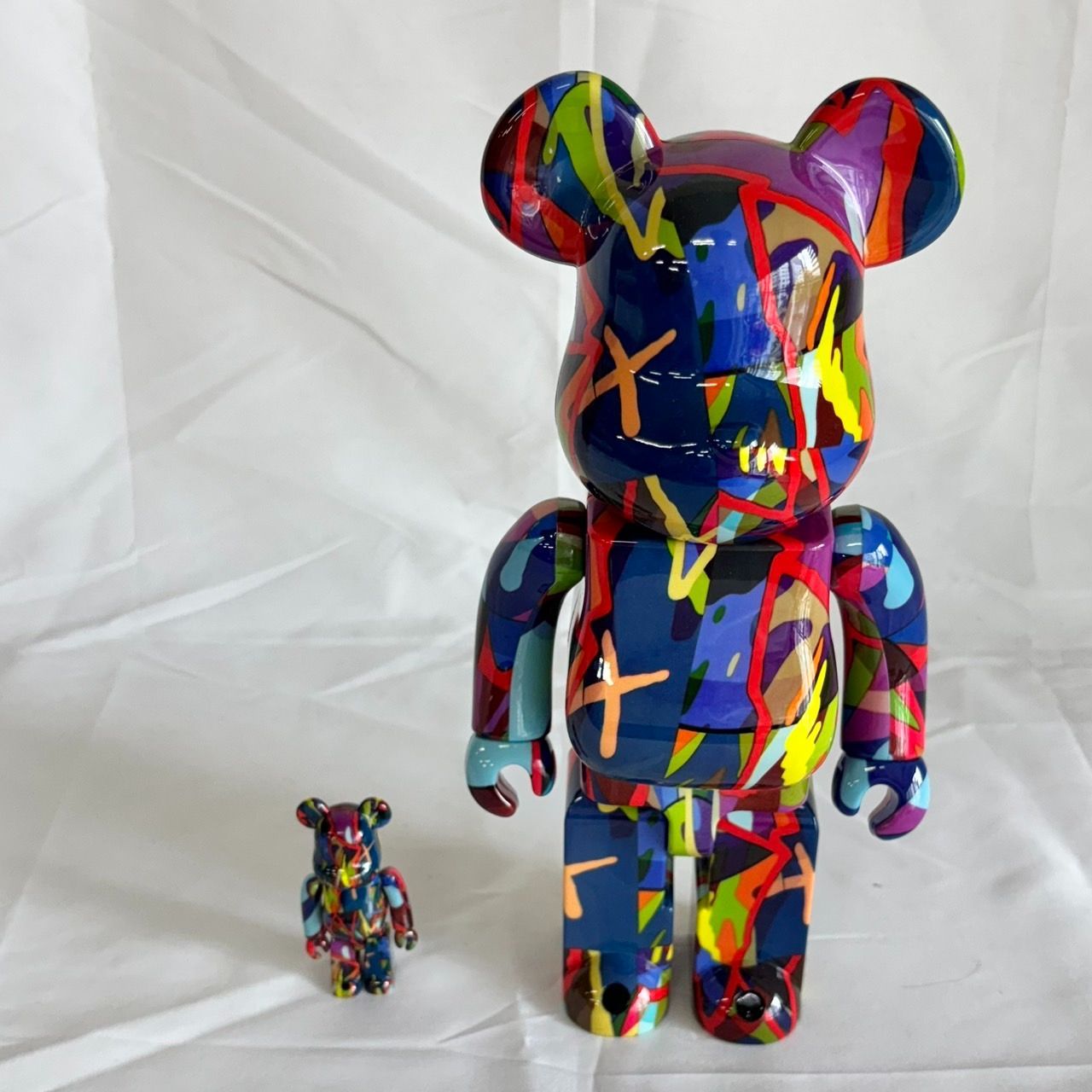 中古品 ベアブリック BE@RBRICK KAWS Dissected Companion BROWN 400