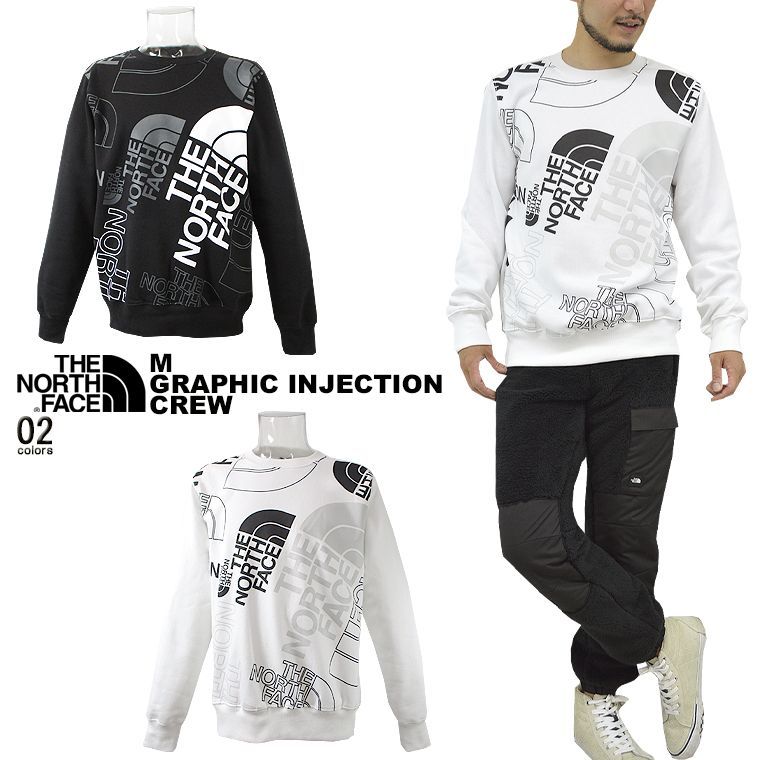 THE NORTH FACE ノースフェイス クルーネックスウェット海外限定 THE NORTH FACE ノースフェイス クルーネックスウェット海外限定