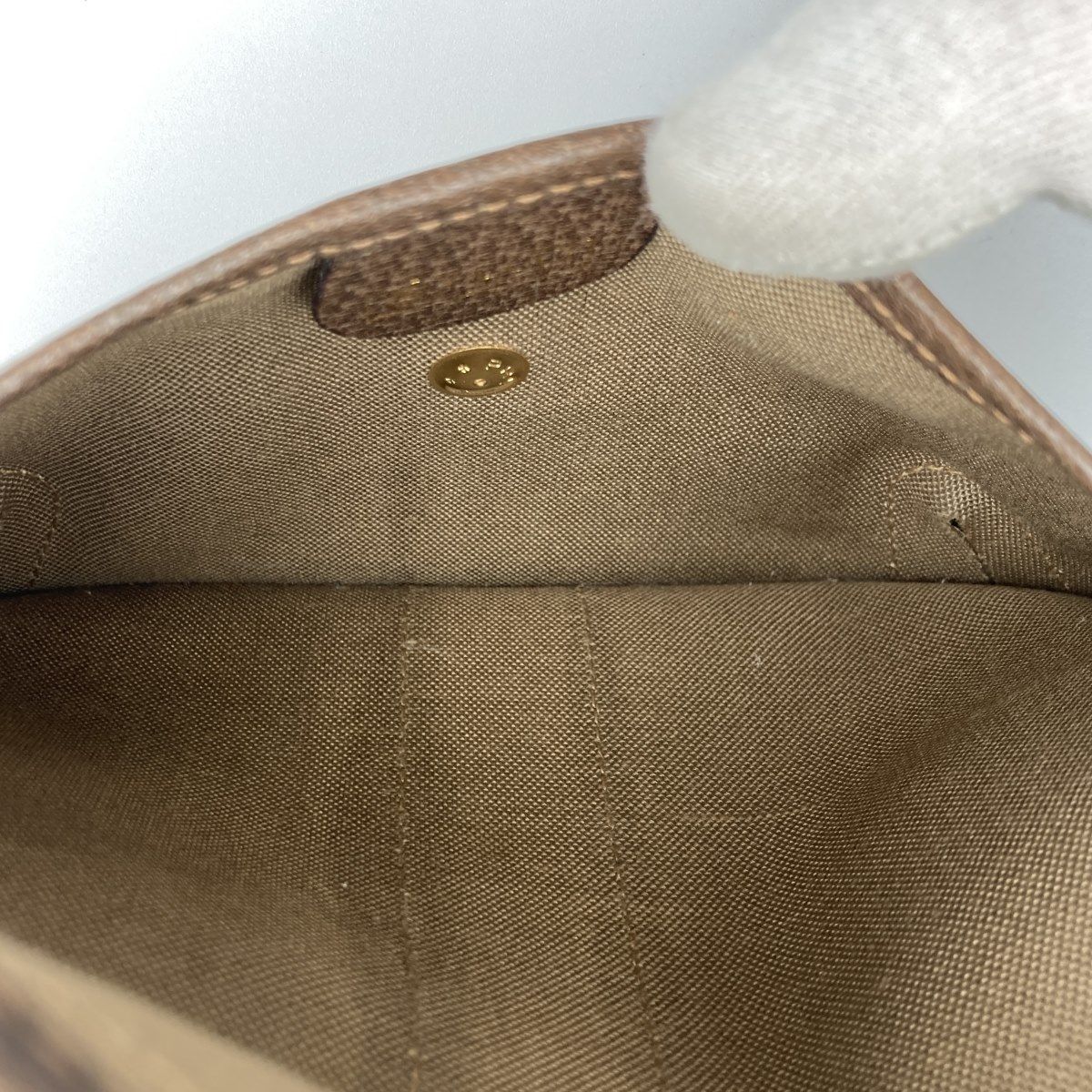 美品 GUCCI グッチ GG柄 オールドグッチ ポーチ クラッチバッグ 小物