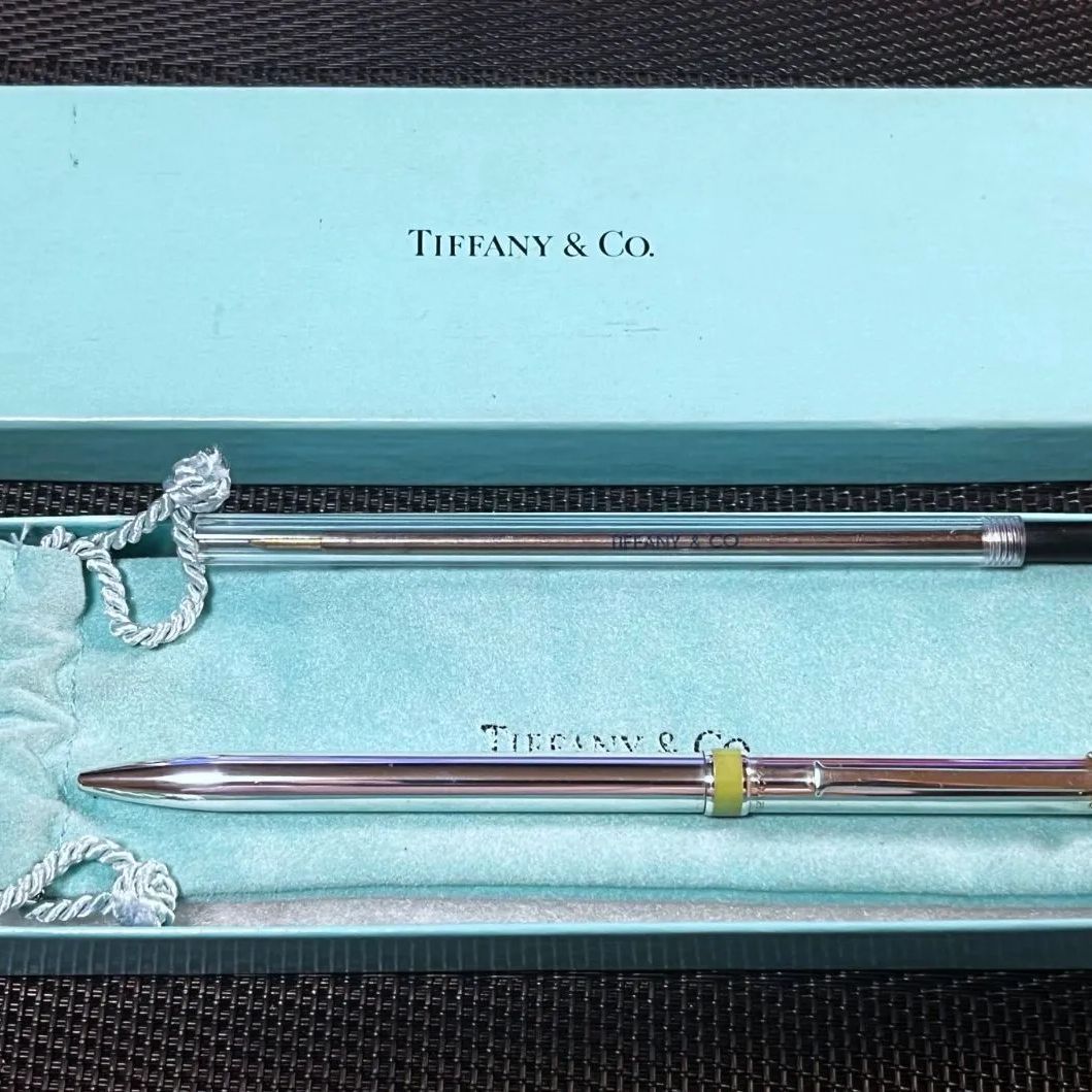 筆記可】 Tiffany&Co. ティファニー Tクリップ ボールペン 925