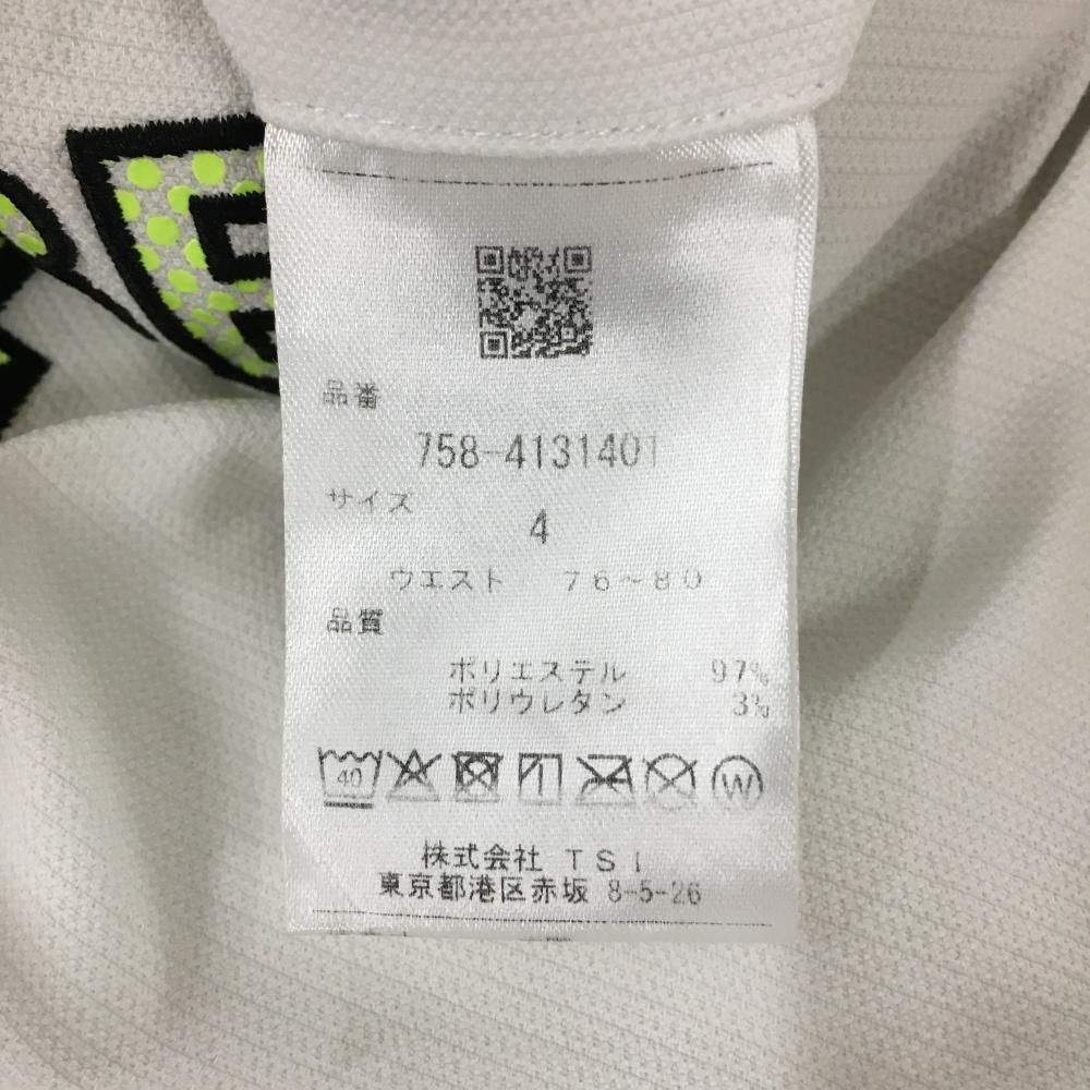 美品】マスターバニー パンツ 白 ストレッチ メンズ 4(M) ゴルフ