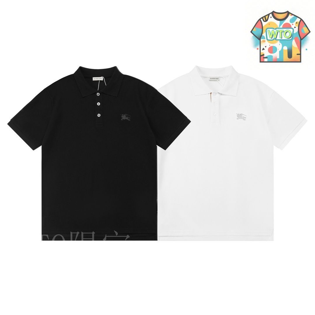 今日WTO】Burberry 刺繍戦馬ロゴ ポロシャツ-MX11 - メルカリ