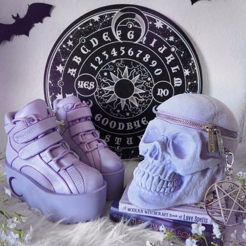 KILL STAR】Grave Digger Skull Handbag / LILAC / 頭蓋骨バッグ ...