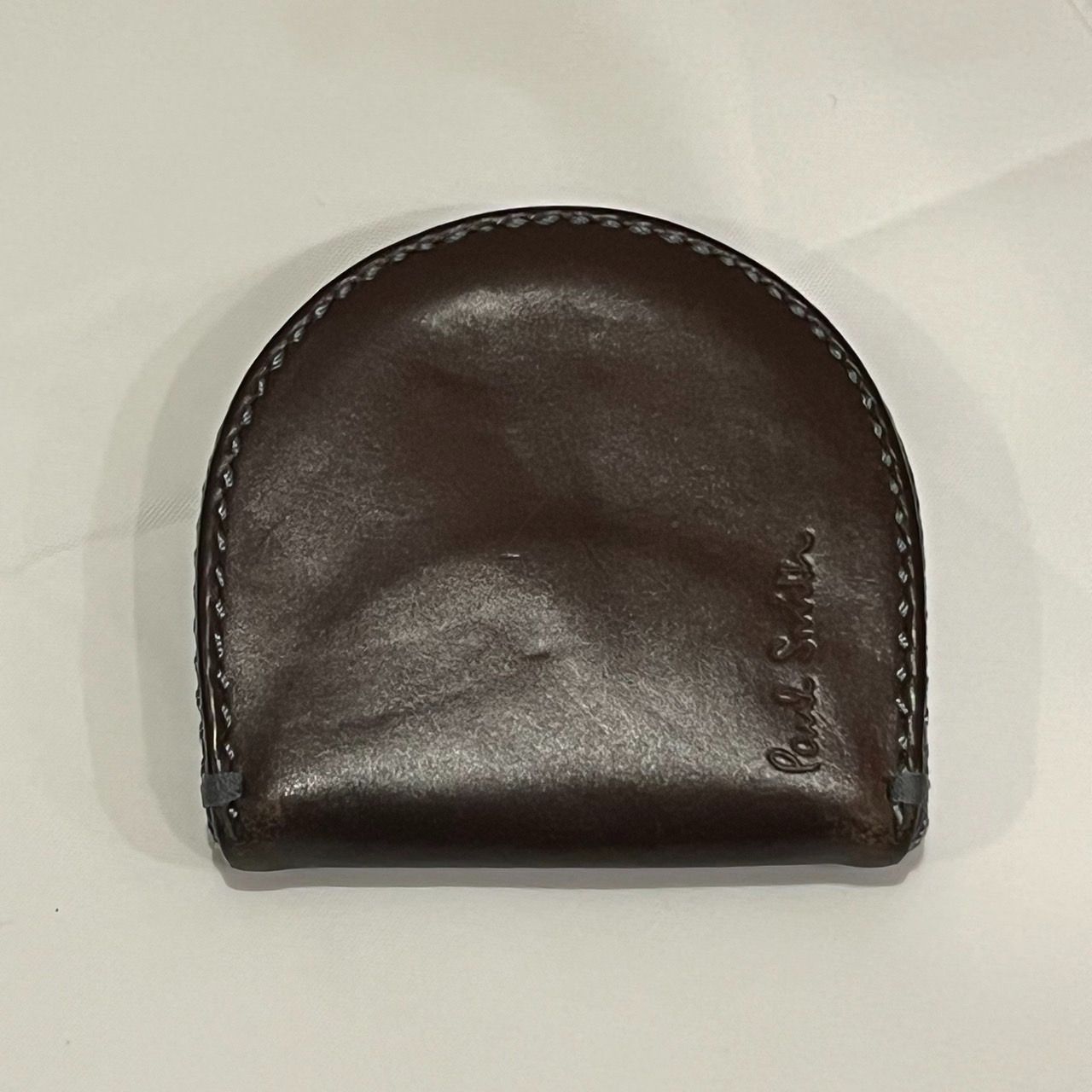 Paul Smith コードバン 馬蹄型 ケース ダークブラウン 新品 Paul Smith