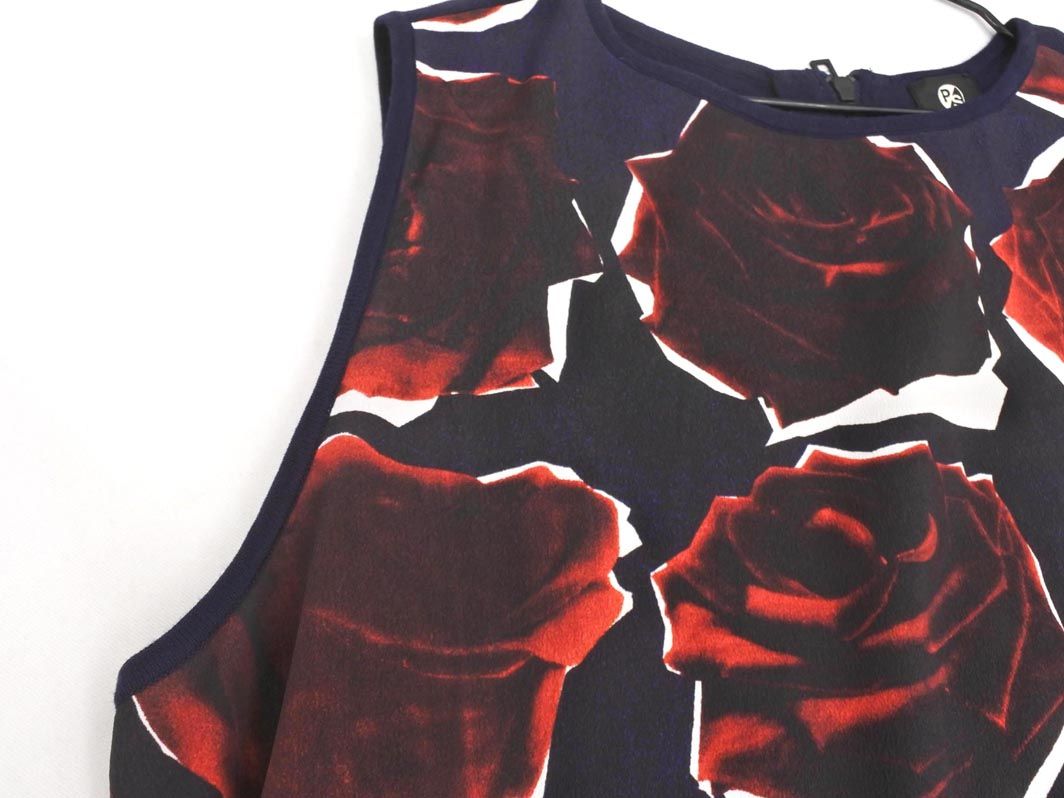 Paul Smith ポールスミス 花柄 切替 ノースリーブ ニット