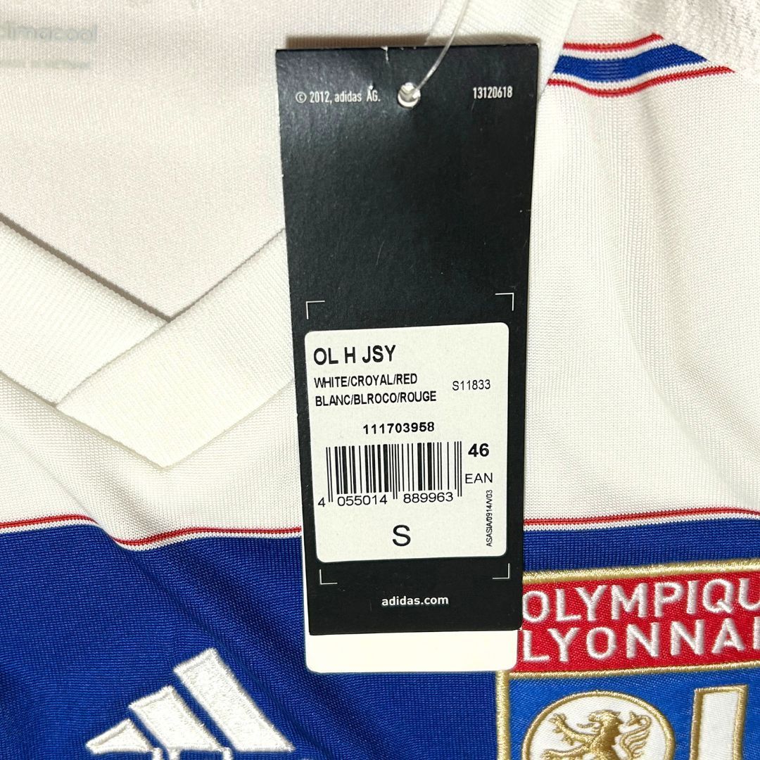 新品　特価　アディダス　オリンピックリヨン　15-16　ユニフォーム　Sサイズ アディダス ADIDAS オリンピック・リヨン 2015/16 ユニフォーム ホーム