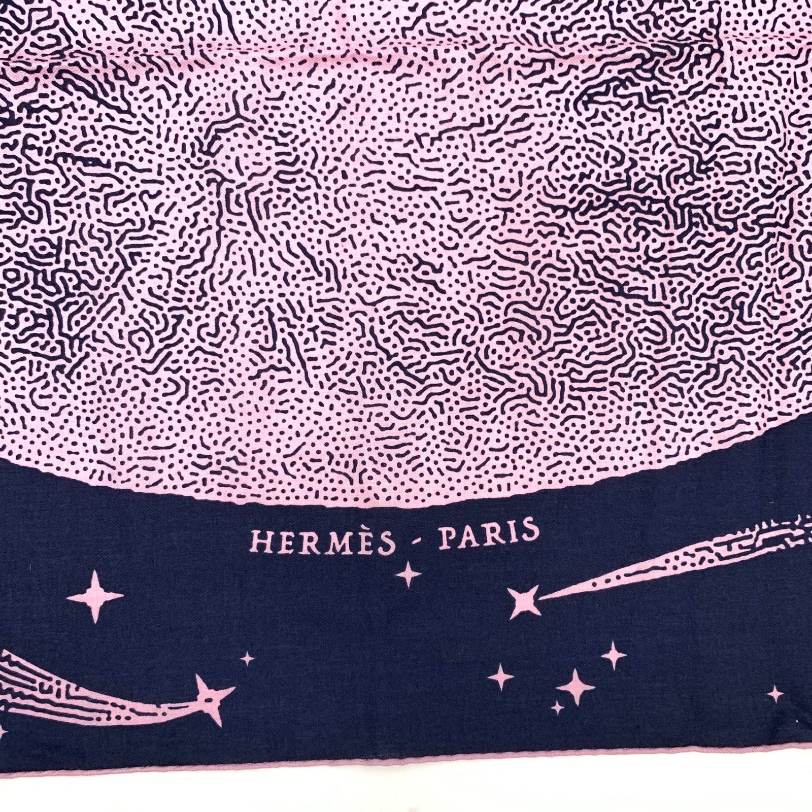 新品未使用 HERMES エルメス カレジェアン カレ140 CLAIR DE LUNE 