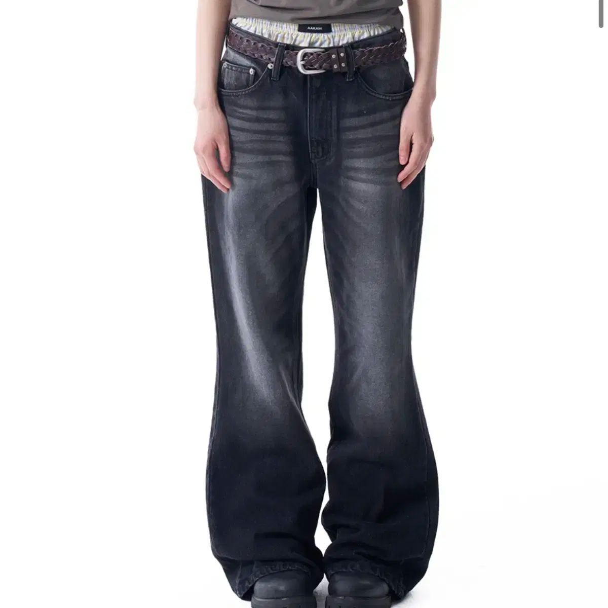 アーカム washed flare denim pants デニムパンツ ズボン