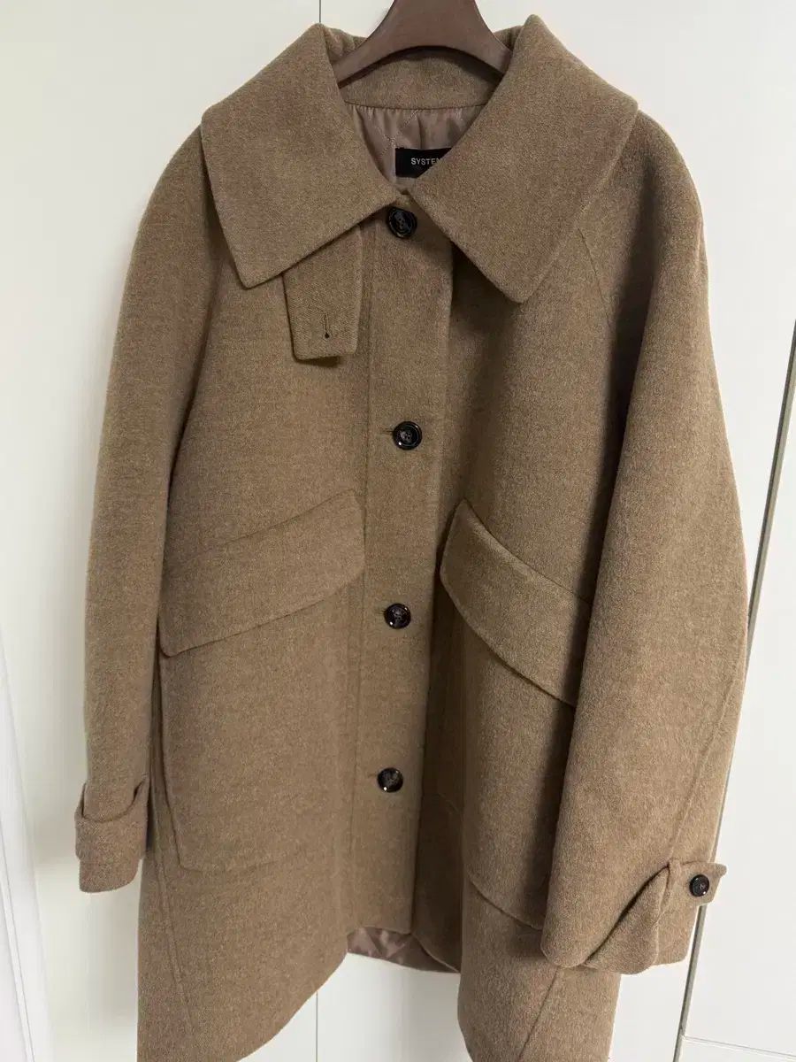 2025 SYSTEM カシミア ハーフコート The HANDSOME