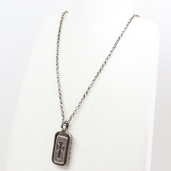 クロムハーツ フリップ CHクロス ダガー ネックレス ロールチェーン20  