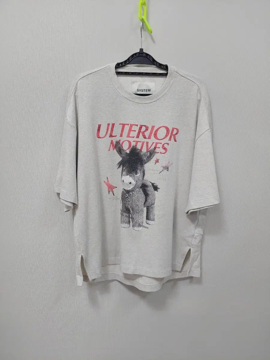 SYSTEM システム 25S プリント ルーズフィット Tシャツ レディース 90F
