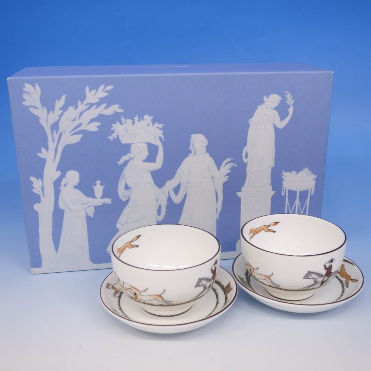 未使用WEDGWOOD ウェッジウッド ハンティング ジャパニーズティーカップ-