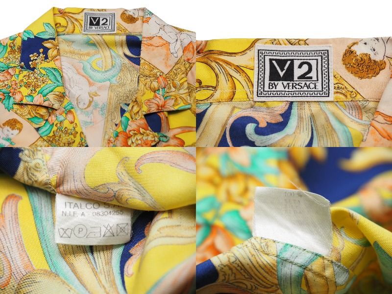 VERSACE ヴェルサーチ V2 by versace 半袖シャツ バロッコ