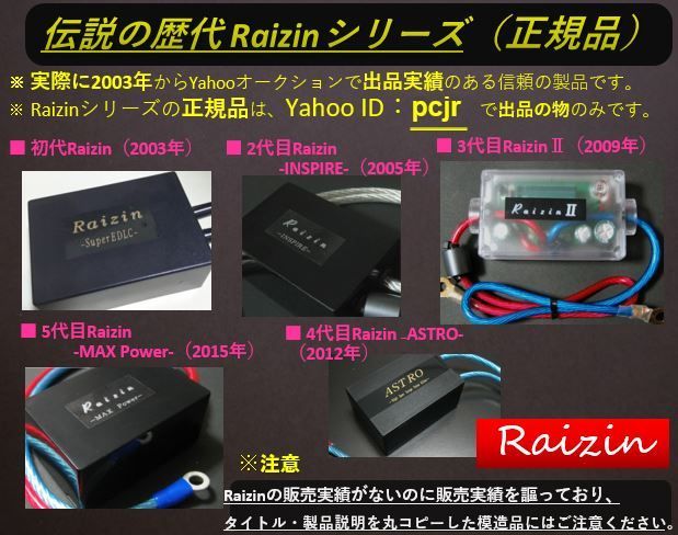 バッテリー強化！燃費向上！アーシングより効果1528倍EDLC搭載！【Raizin改】 ジムニー ヴォクシー ノア アルファード ヴェルファイア 等  - メルカリ