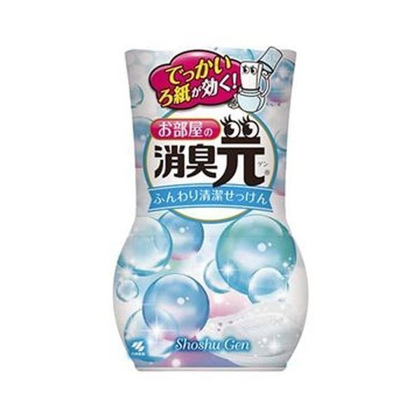まとめ 小林製薬 お部屋の消臭元ふんわり清潔せっけん 400ml 1セット 3個 ×10セット