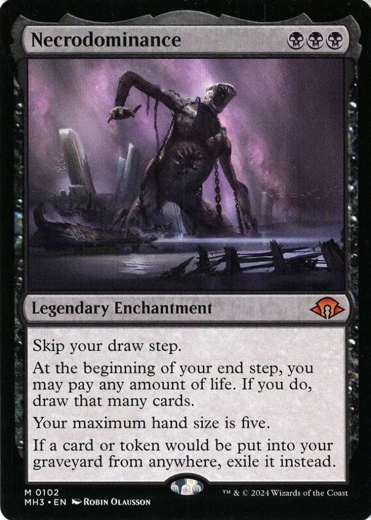 中古】マジックザギャザリング 0102[神話R]：【MH3】Necrodominance