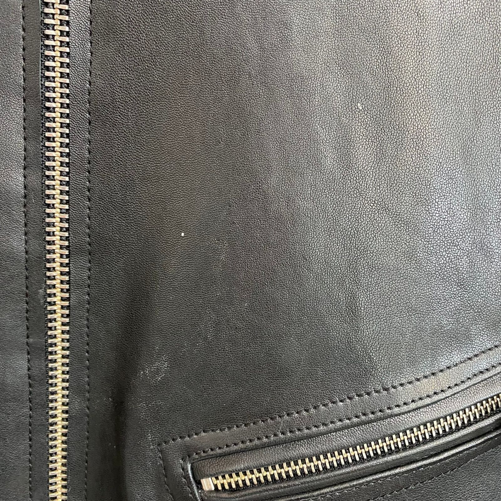 ディーゼル DIESEL l-korn-a Leather jacket with embossed Oval D