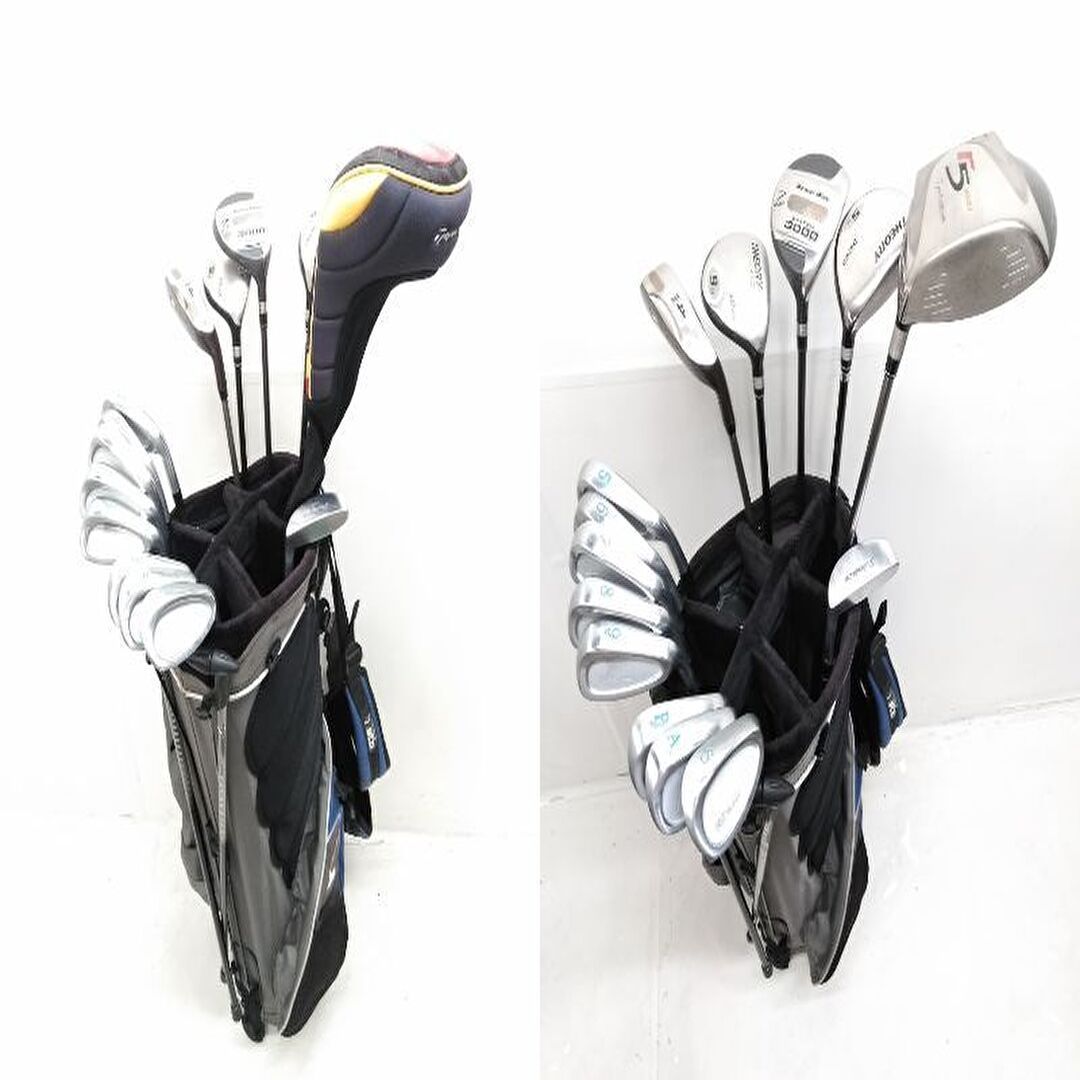 12.初心者オススメ　ゴルフクラブ　メンズセット　キャディーバッグスタンド14本 初心者おすすめ！ メンズ ゴルフクラブ14本セット スタンド式キャディ