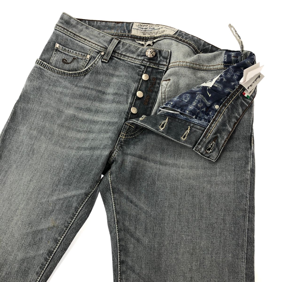 JACOB COHEN ストレッチ デニムパンツ W33 PW688 JACOB COHEN ヤコブコーエン ストレッチデニム パンツ サイズ:32