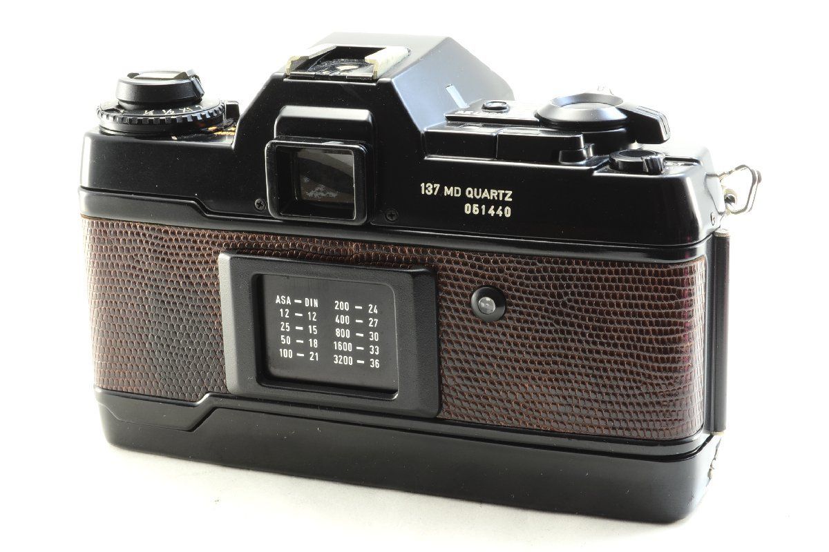 CONTAX 137MD QUARTZ 革張り CONTAX 137MA QUARTZ ◇レビュー 修理・メンテナンス編