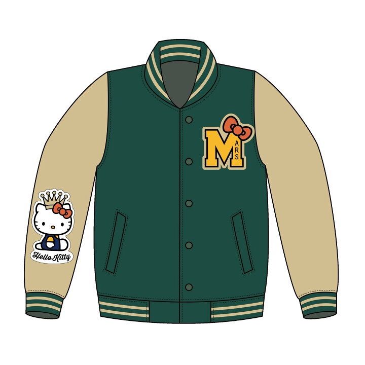未使用品】【BRUNO MARS x HELLO KITTY】VARSITY JACKET XLサイズ 