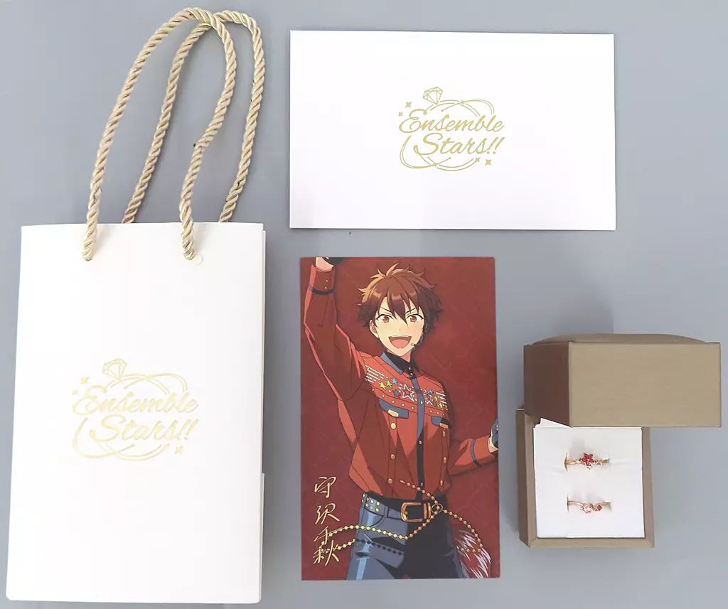 [Used] Silverware/Rings/Accessories (Character) Morisawa Chiaki Oath Ring Set Pink Gold Free Size “Ansan Buru Stars!!” China 6th Anniversary Merchandise