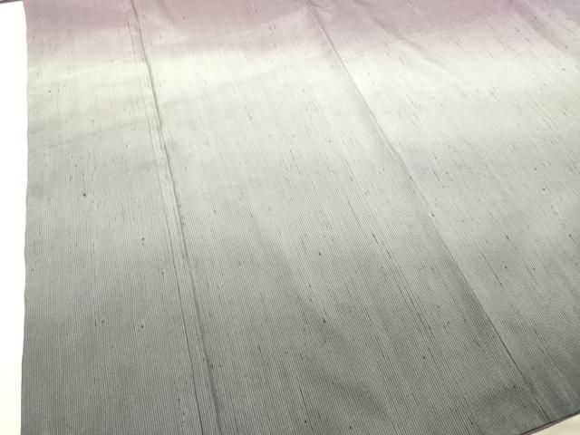 平和屋着物○本場縞大島紬 訪問着 霞文 寿細工場謹製 証紙付き 正絹