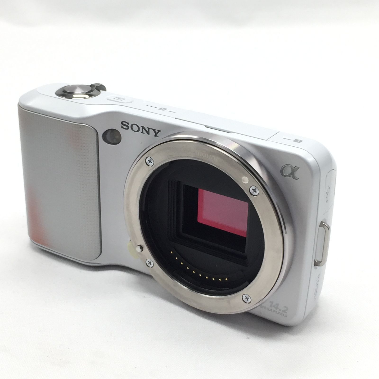 やや難あり】SONY(ソニー)NEX-3A (ホワイト) 薄型広角レンズキット E 