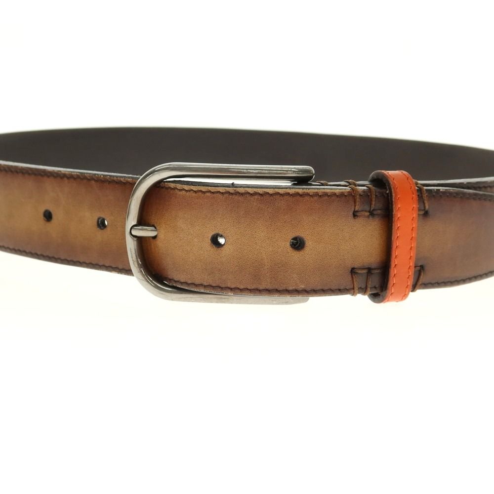 中古】ベルルッティ Berluti レザー ベルト 【サイズ85/34】 レア 中古