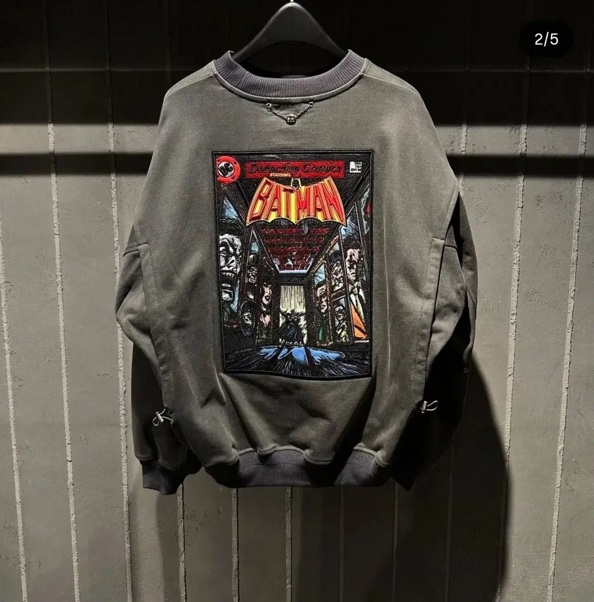 ソンジオ オム SONGZIO HOMME バットマン DCコレクション ローグ ギャラリー ウィング シャーリング ダイング クルーネック スウェット