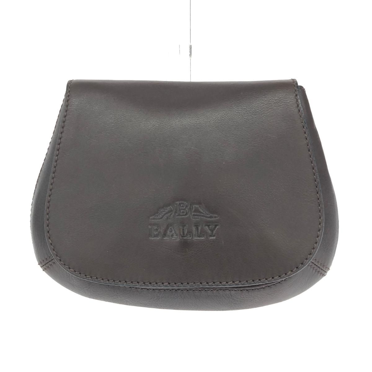 BALLY バリー ショルダーバッグ ブラウン レザー レディース 240001138749